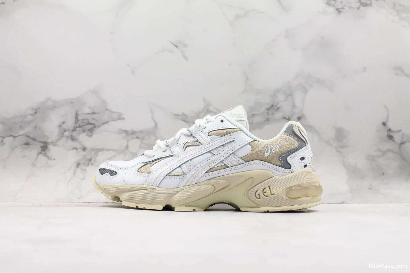 亚瑟士Asics Gel-Kayano 5 OG Stone Grey纯原版本草野复刻五代复古休闲运动慢跑鞋
