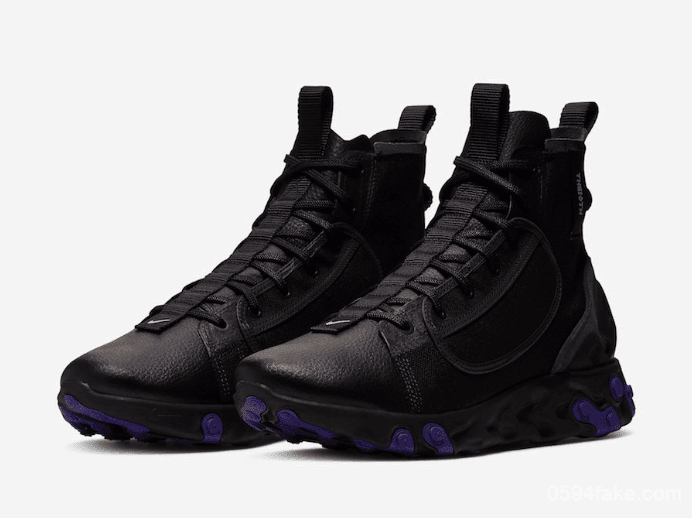 Nike全新鞋款React Ianga曝光!军靴造型个性十足! 货号:AV5555-002