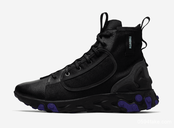 Nike全新鞋款React Ianga曝光!军靴造型个性十足! 货号:AV5555-002