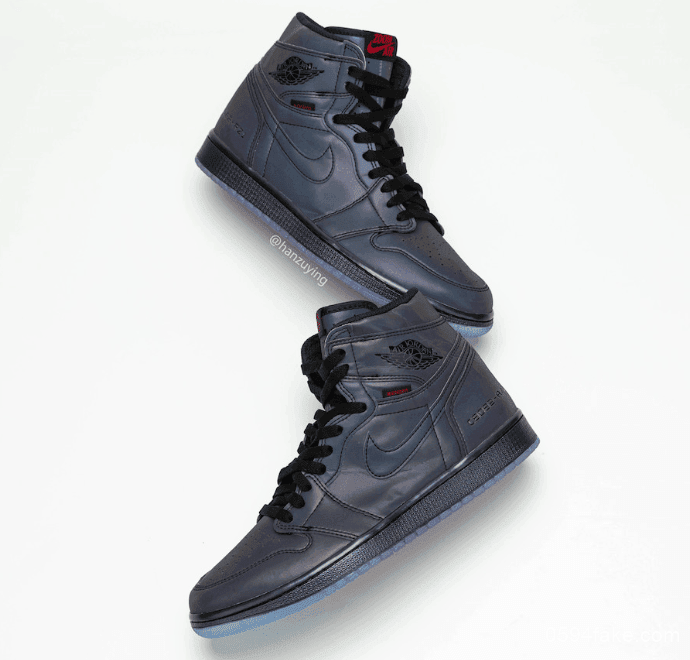 全身3M炫彩反光!这双AJ1绝了!上脚图释出惊艳众人! 货号:BV0006-900