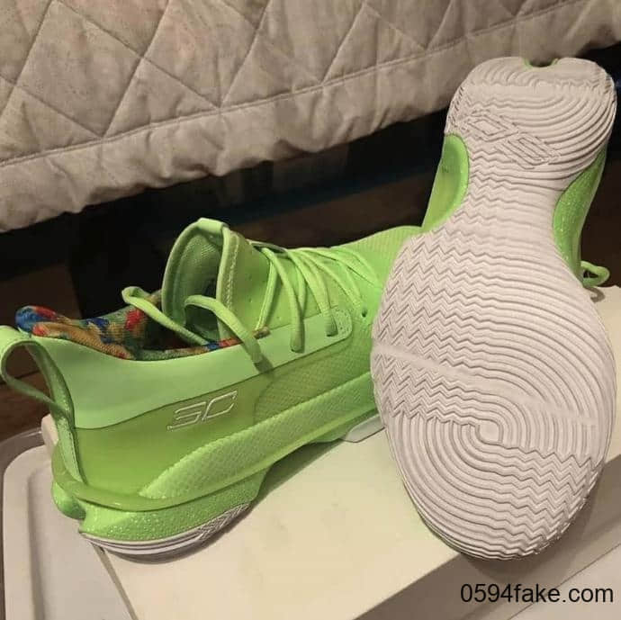 果绿色的“软糖鞋”!UA Curry 7“ Sour Patch Kids”即将发售!