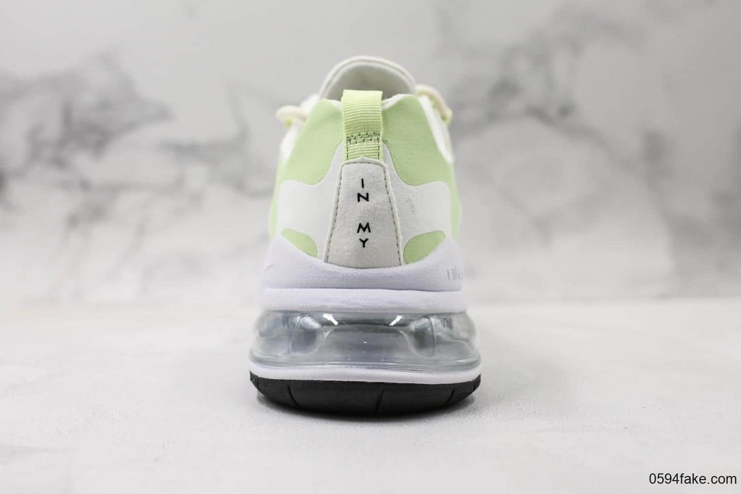 耐克Nike React Air Max 270公司级版本瑞亚后半掌气垫百搭运动慢跑鞋独特波纹设计 货号:AO4971-206