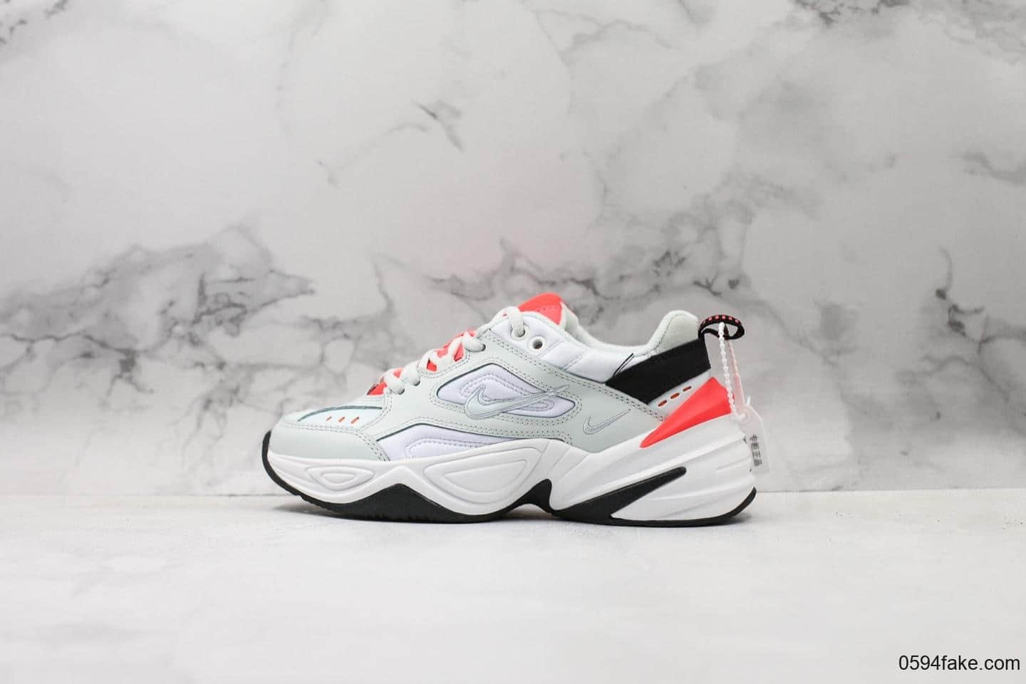 耐克Nike M2K Tekno Pink Foam纯原版本M2K复古潮流百搭旅游老爹鞋青岛原厂一次发泡原模+原楦版本原厂模具开发 货号：AO3108-401