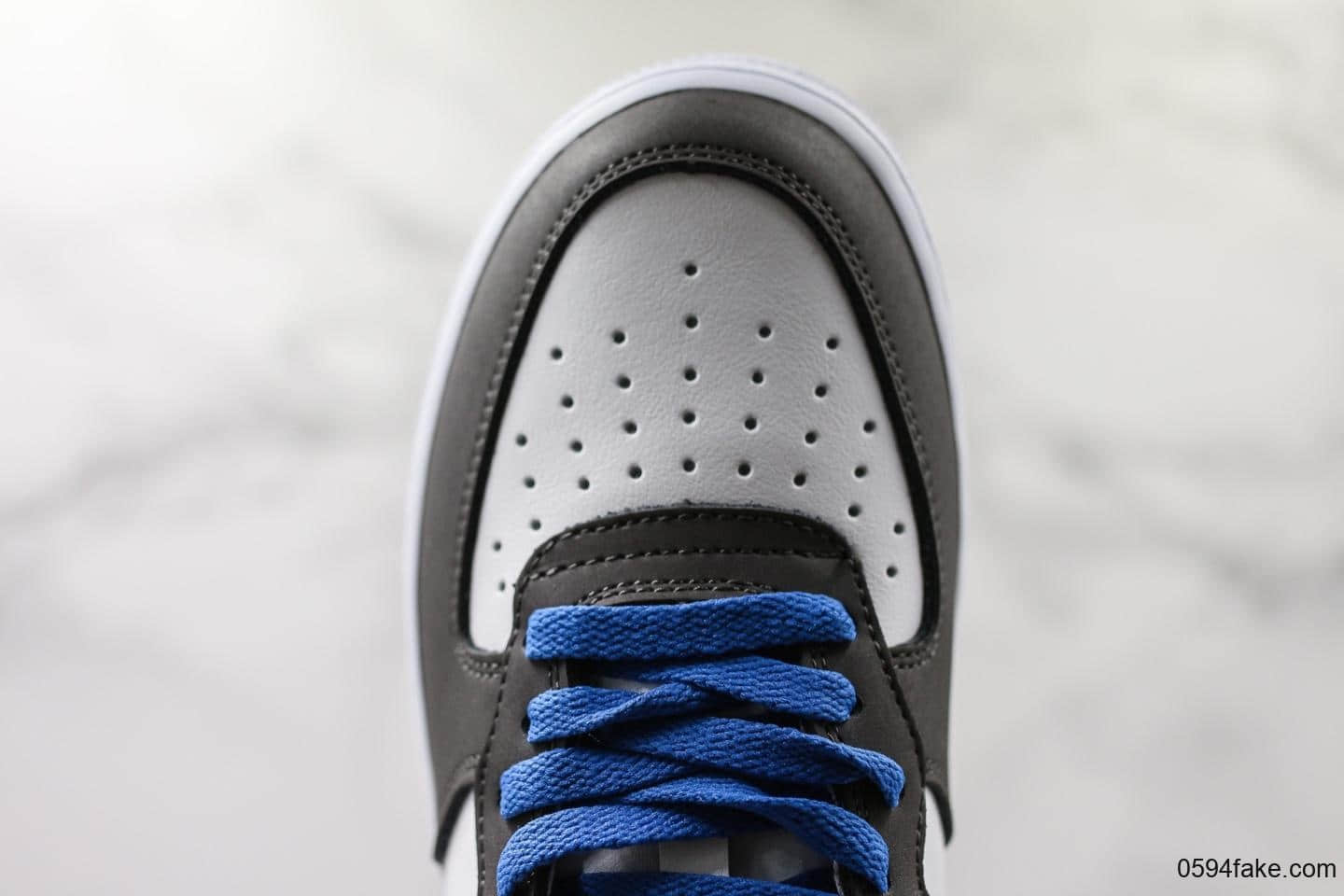 耐克Nike Air Force 1 Hi YOHOOD高帮空军一号咖蓝色原楦头原纸板打造纯正空军版型全掌内置气垫原盒配件中底钢印俱全 货号:778900-100