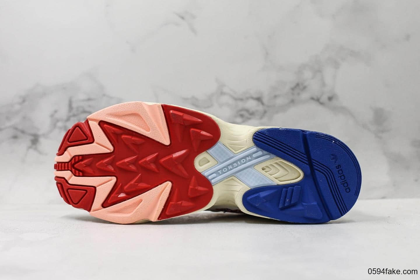 阿迪达斯Adidas Originals Yung-1 Lucky Cloud White纯原版本勇1系列复古休闲运动老爹慢跑鞋米白宝蓝红锦鲤祥云 货号:EE7087