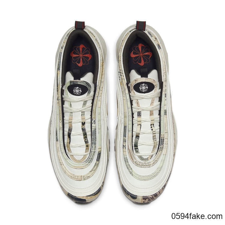 复古风浓郁!这双Nike Air Max 97还带有剪报图案!