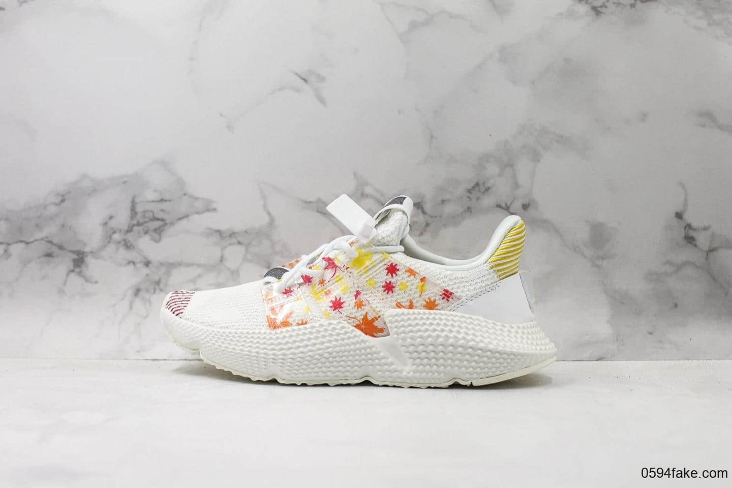 阿迪达斯Adidas Originals Prophere刺猬慢跑鞋恐惧鲨鱼枫叶公司级带半码 原档案开发针织版面正确楦型较准定性 货号:FV4542