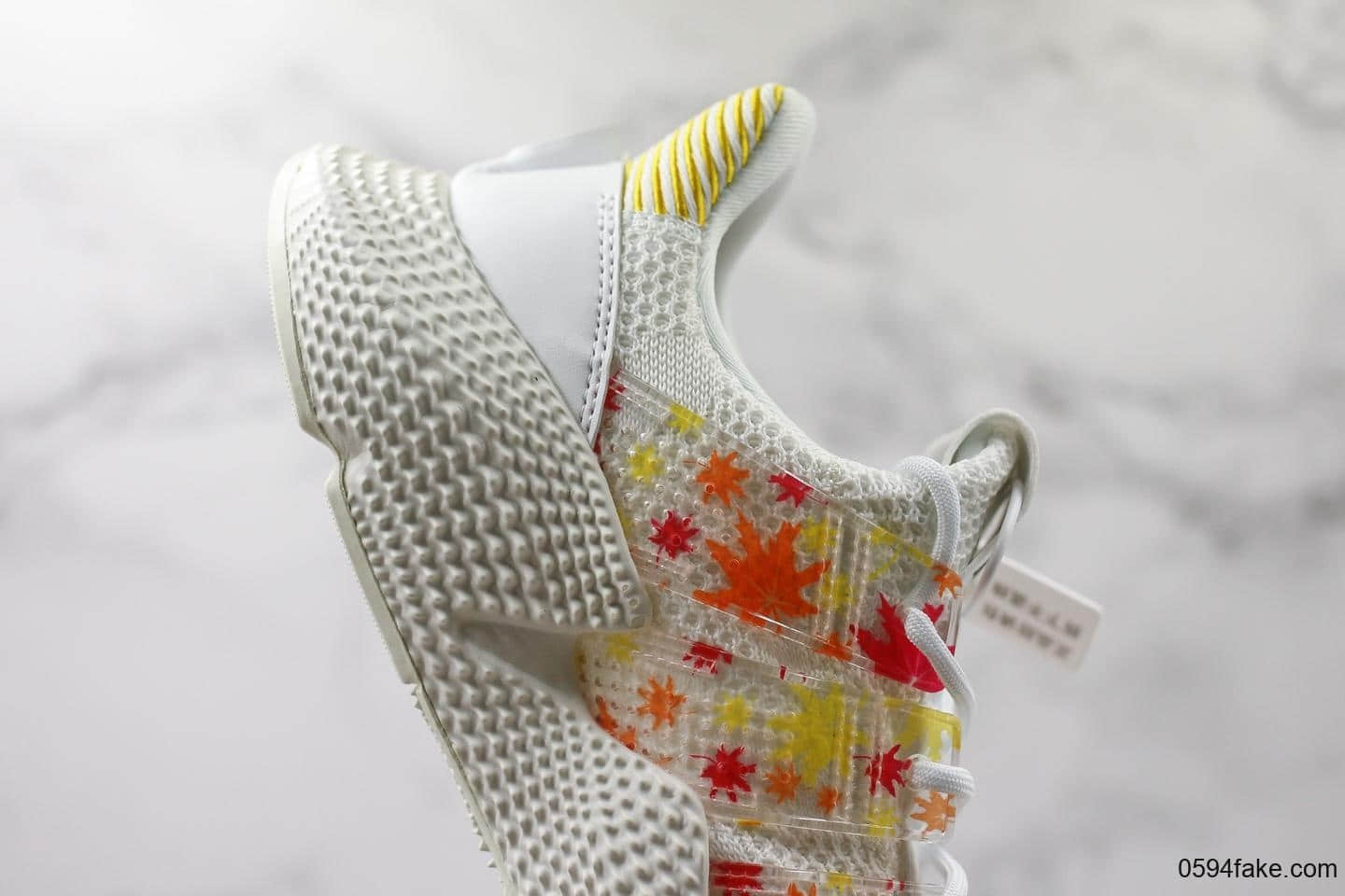 阿迪达斯Adidas Originals Prophere刺猬慢跑鞋恐惧鲨鱼枫叶公司级带半码 原档案开发针织版面正确楦型较准定性 货号:FV4542