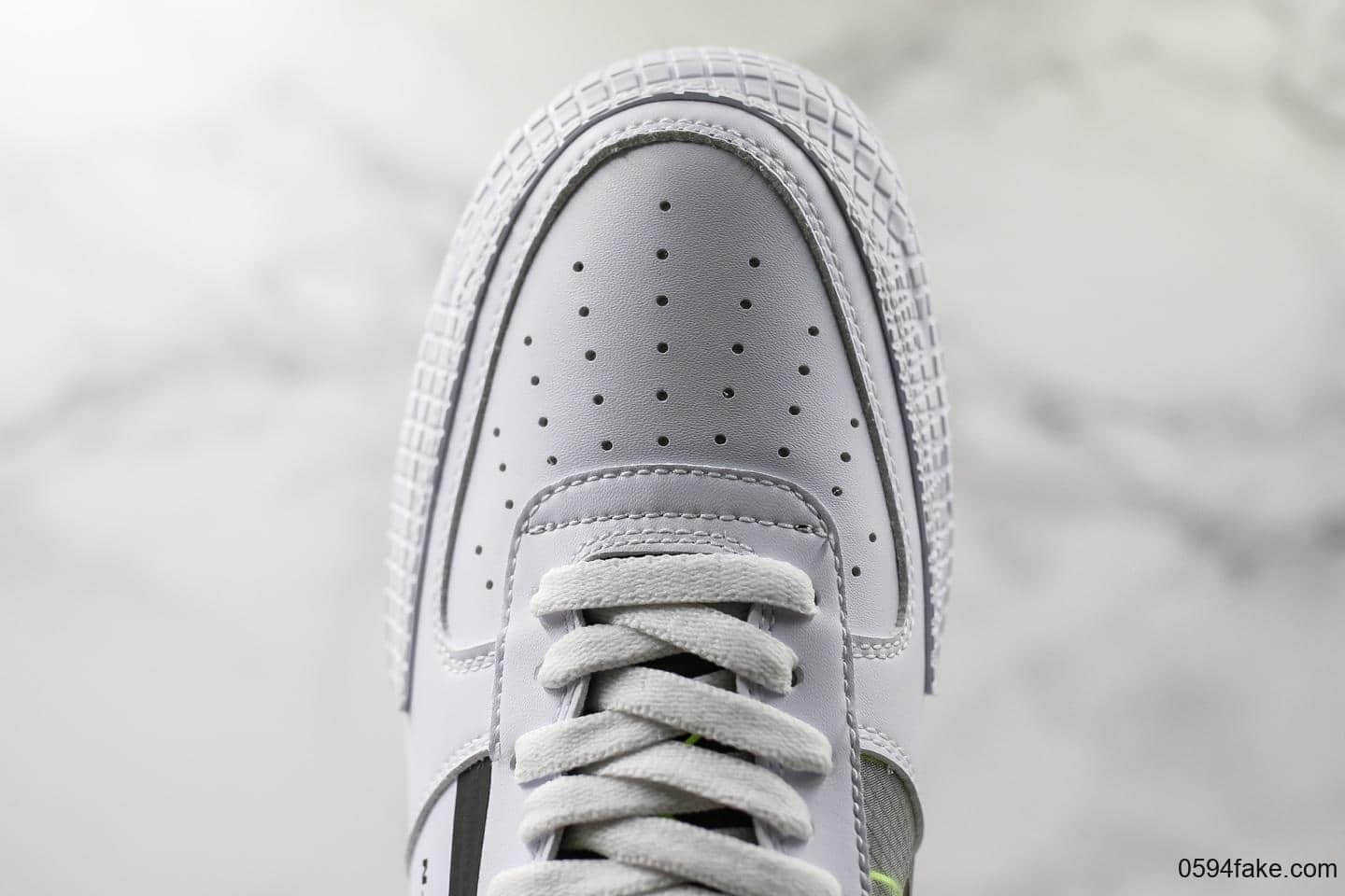 耐克Nike Air Force 1 Type N.354纯原版本空军一号全新机能变奏休闲板鞋新纸板原厂开发细节完美区别市面错误版本 货号：CI0054-101