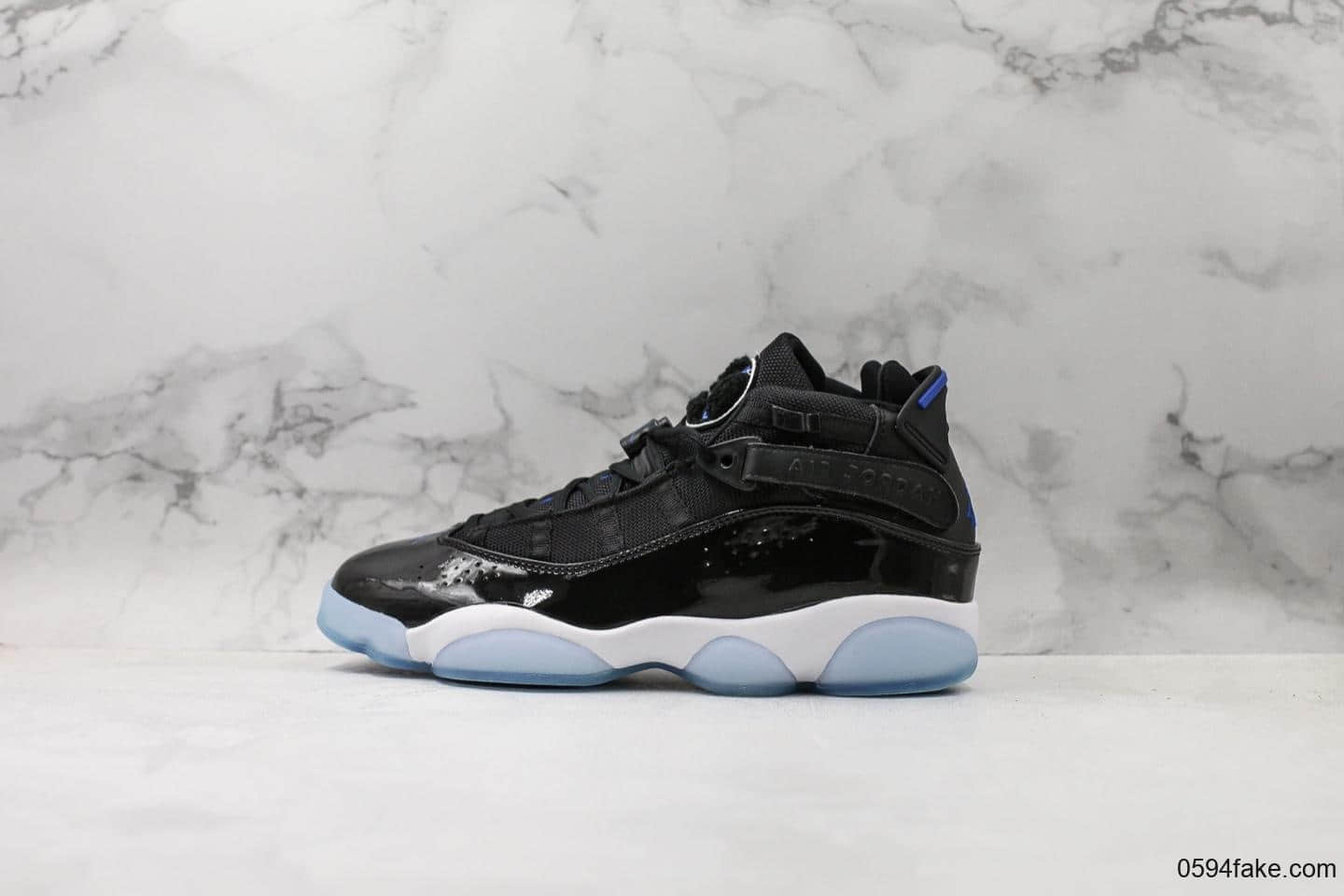 乔丹Air Jordan 6 RIngs纯原复刻AJ六冠王黑白大灌篮新配色原厂碳纤维中底原装真猫眼支持实战 货号：322992-016
