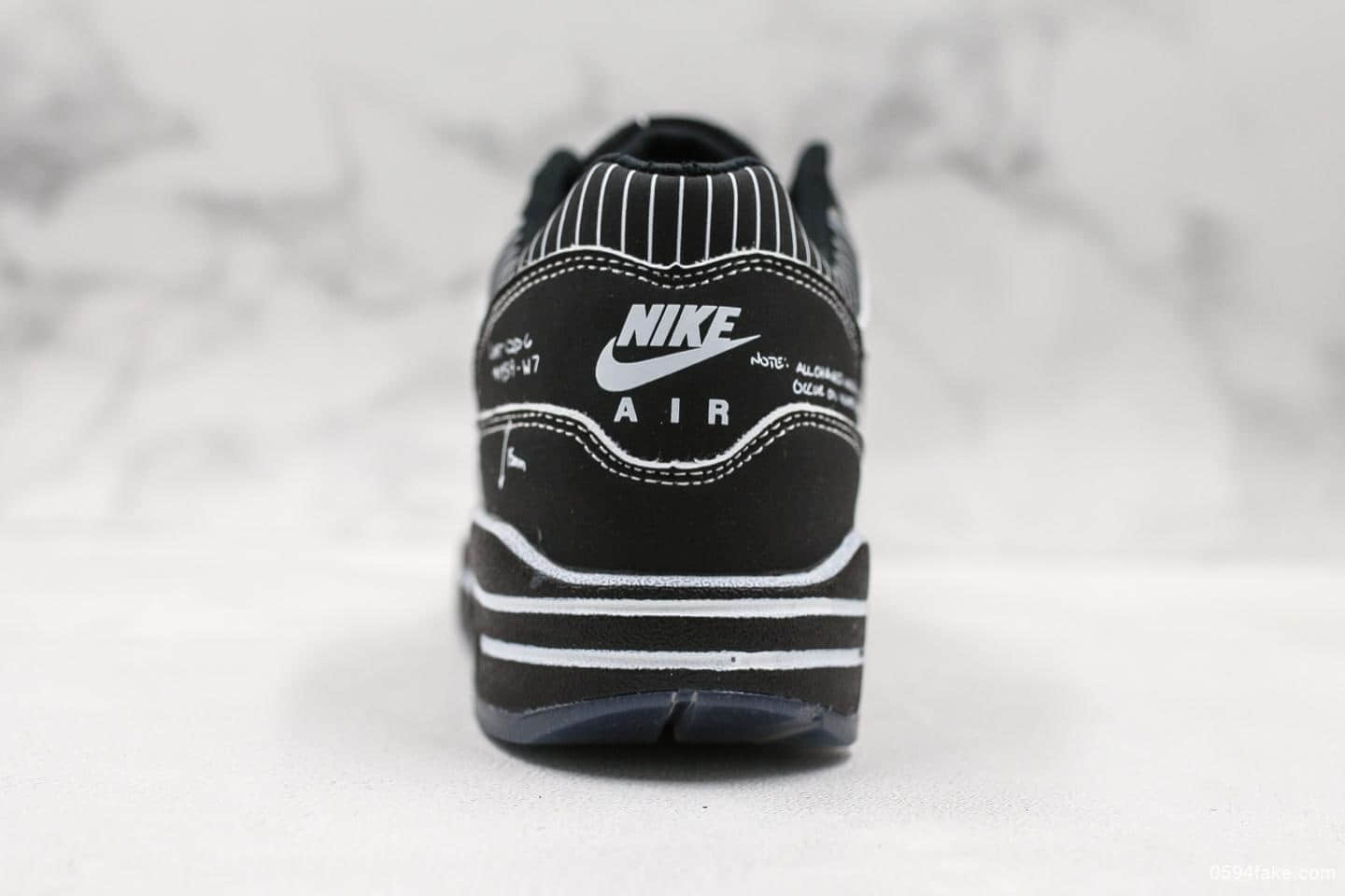 耐克atmos x NIKE Air Max 1 Animal Pack 3.0联名手稿复古气垫纯原版本原盒原标原鞋开模区别市面通货版本 货号：CJ4286-001