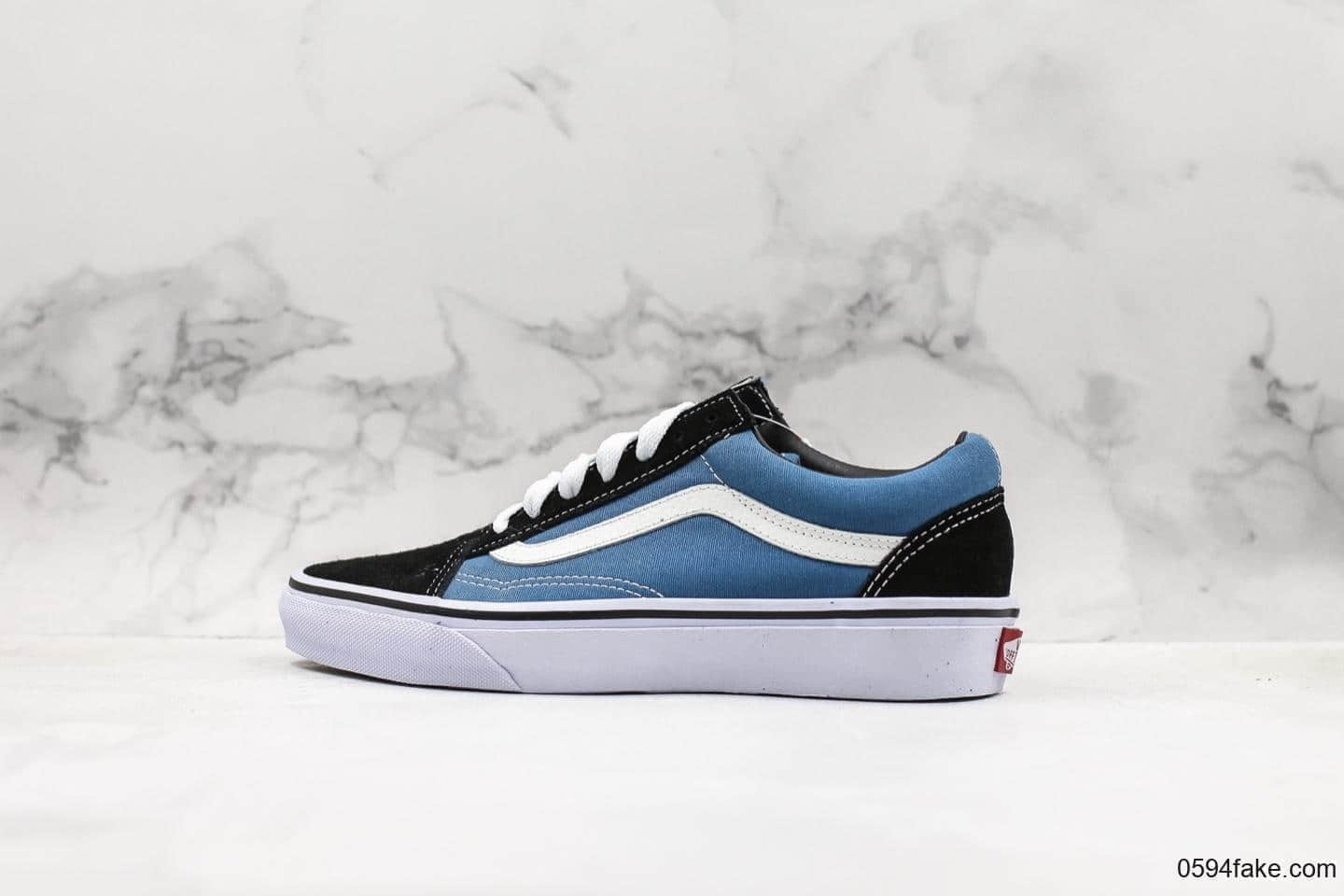万斯Vans Old Skool真标硫化版本海军蓝配色正品海鸥线鞋头包边完美钢印质检标一应俱全 货号:OD3HNVY9