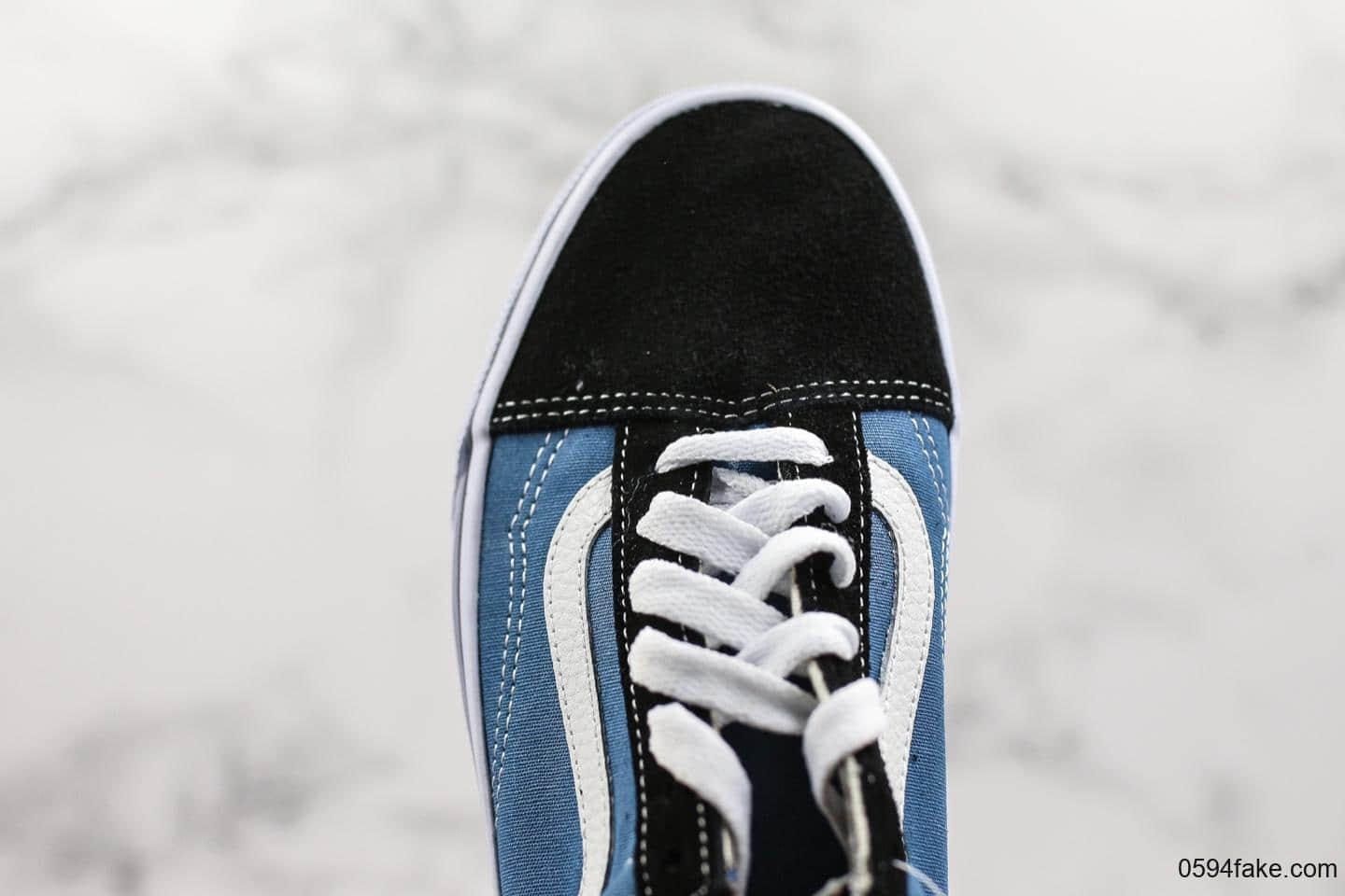 万斯Vans Old Skool真标硫化版本海军蓝配色正品海鸥线鞋头包边完美钢印质检标一应俱全 货号:OD3HNVY9
