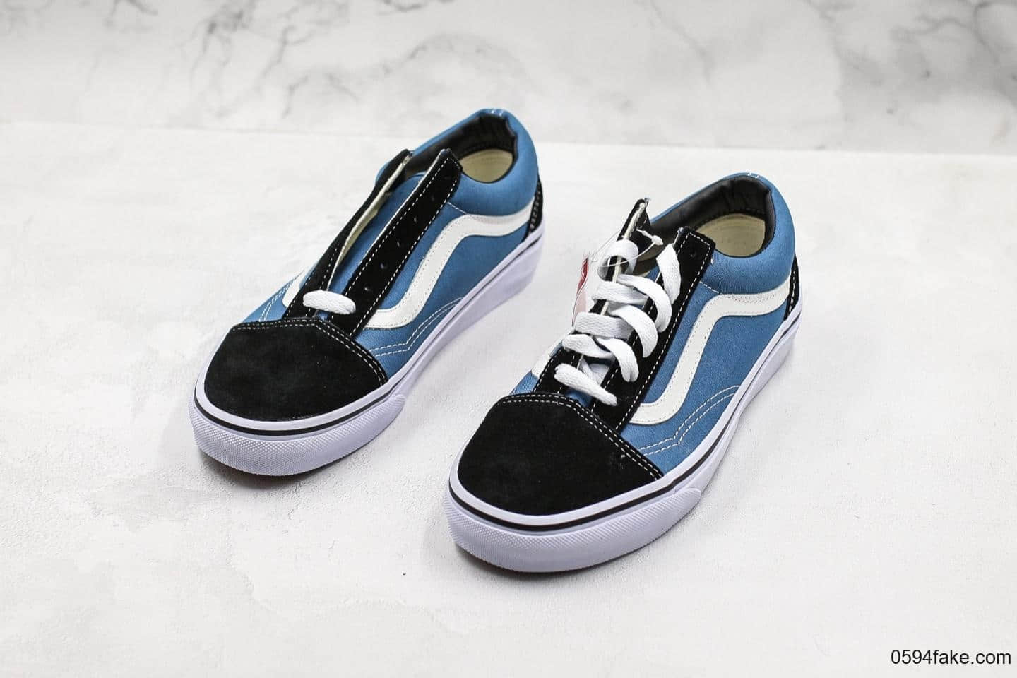 万斯Vans Old Skool真标硫化版本海军蓝配色正品海鸥线鞋头包边完美钢印质检标一应俱全 货号:OD3HNVY9