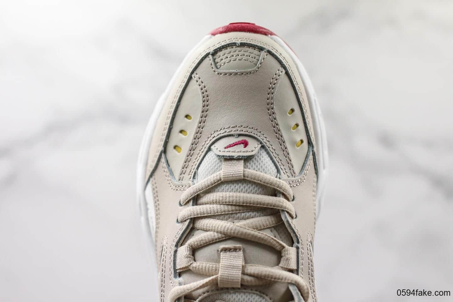 耐克Nike M2K Tekno Pink Foam纯原版本复古潮流百搭旅游M2K老爹鞋青岛原厂刺绣完美复刻外围可充正 货号：AO3108-016