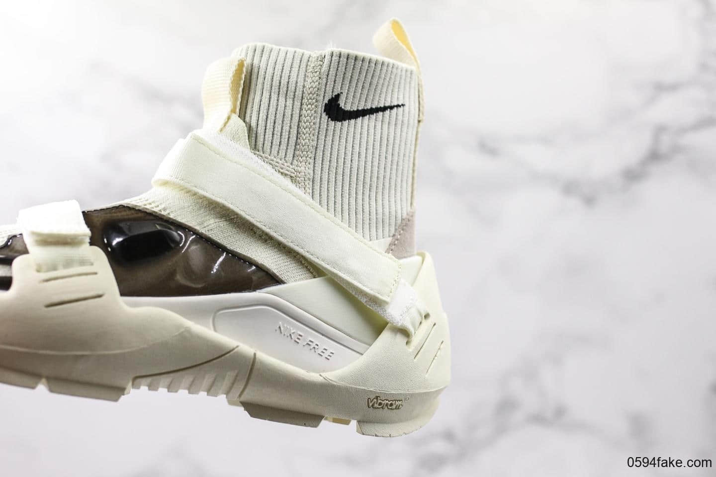 耐克Nike Free TR Flyknit 3 SP Black纯原联名款机能袜子针织高筒运动套底慢跑鞋针织白 货号:AQ9201-100