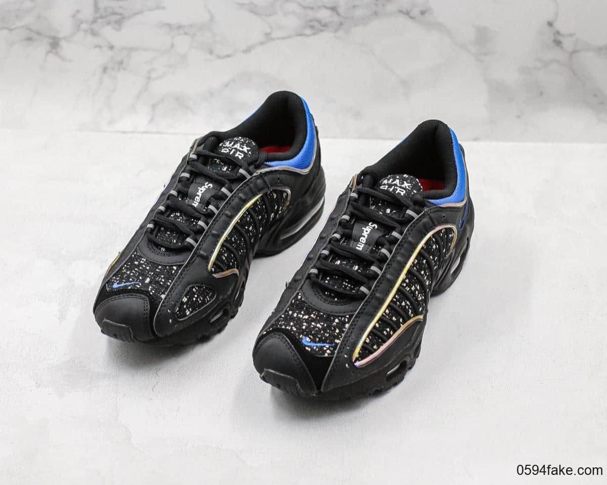耐克Nike Air Max Tailwind 4 x Supreme联名款纯原版本经典复刻半透明式Max气垫复古休闲鞋