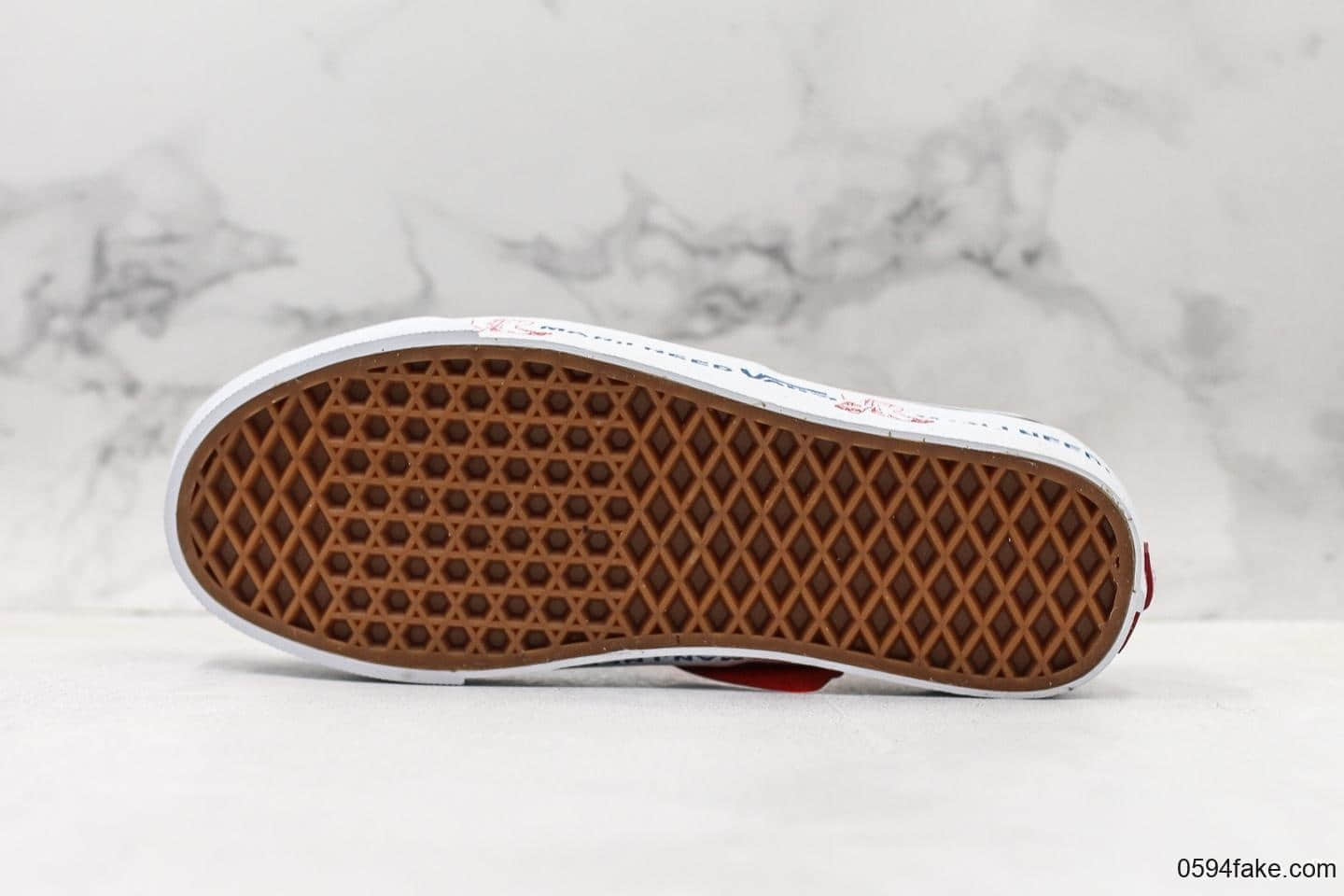 万斯Vans Authentic SF MEN I NEED VANS红字母小红书爆款4孔经典印花真标原装硫化工艺原鞋开模定制布料版正确卡色