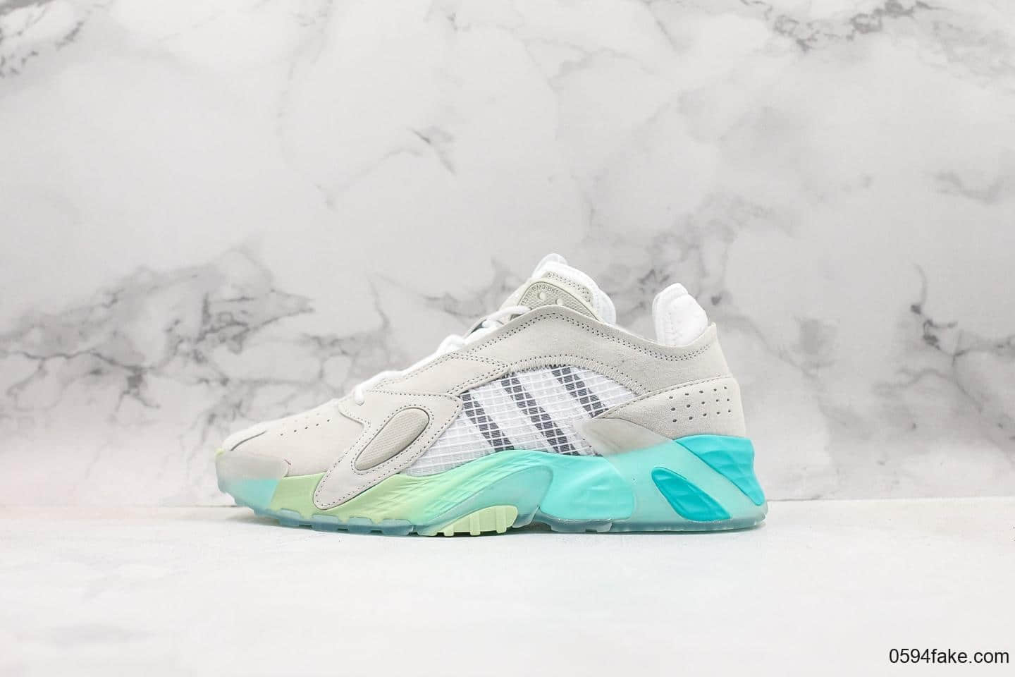 阿迪达斯Adidas Streetball纯原版本街头风格简版椰子复古老爹鞋水晶底 货号:EF1908