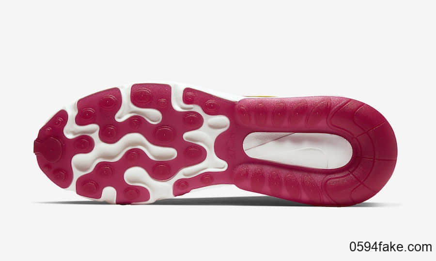 少女配色!这双Nike Air Max 270 React你心动了吗? 货号:AO4971-601