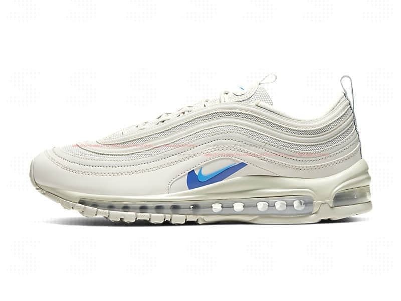 乳白鞋身+重叠Swoosh!这双Air Max 97太温柔了