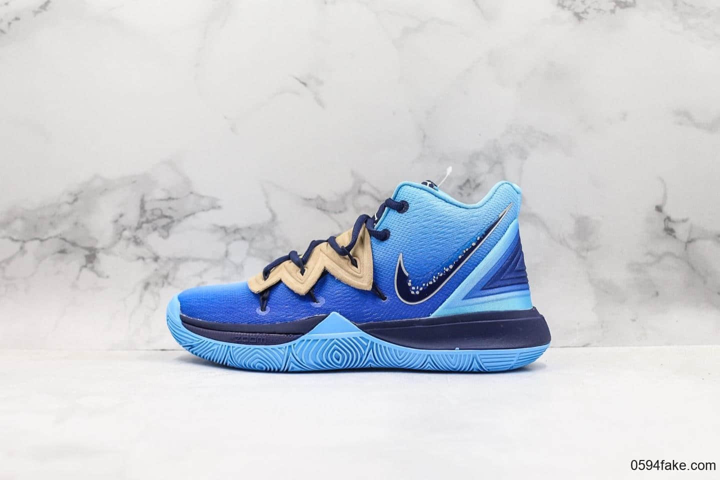 耐克Nike Kyrie 5 SBSP官方同步新品纯原版本欧文5代官方限定配色透气针织织布全新实战缓震大底实战欧文篮球鞋 货号:CI9961-400