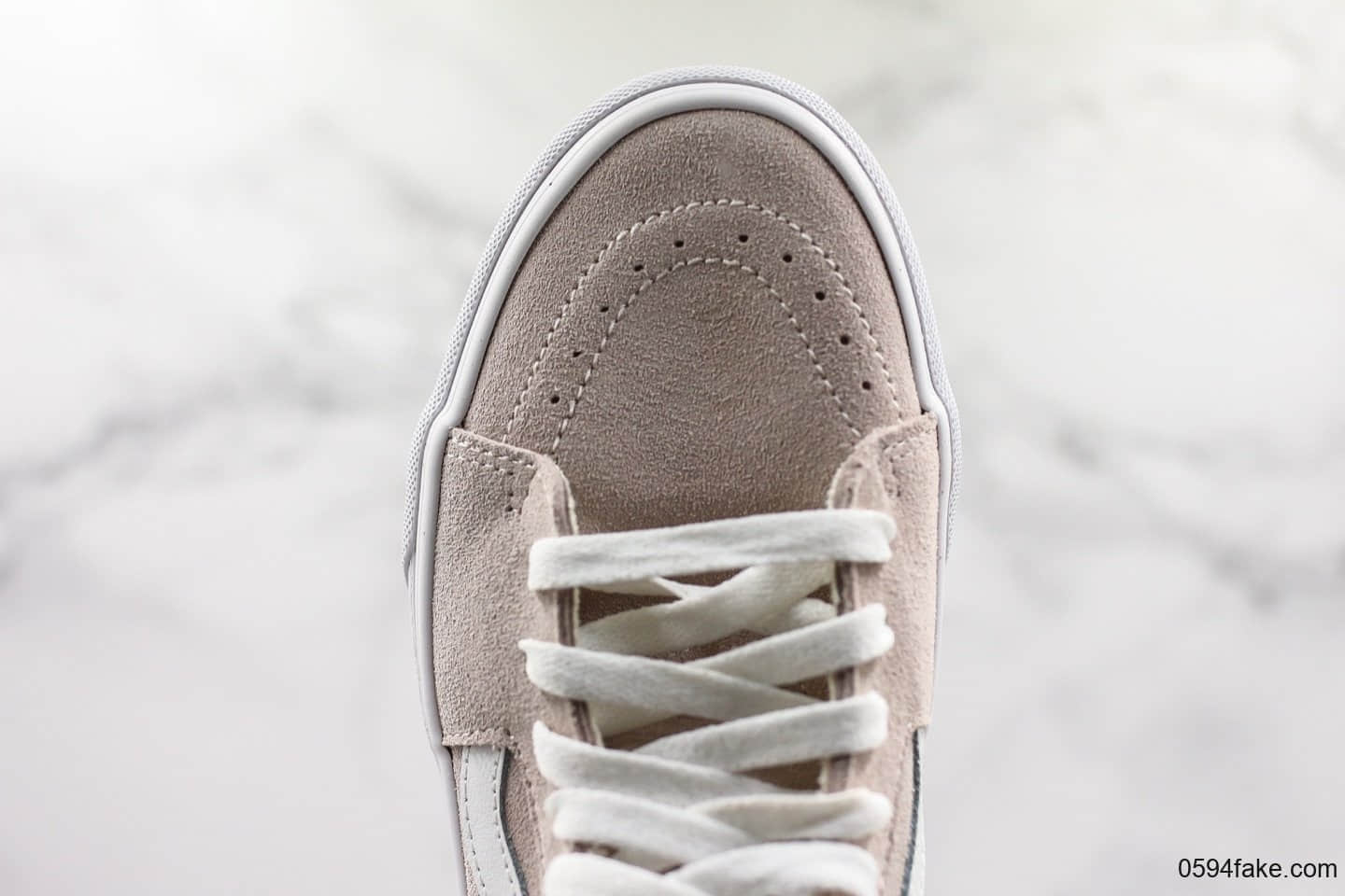 万斯Vans SK8-Hi高帮板鞋官方爆款粉色公司级带半码全麂皮材质 货号:VN0A4BV6V79