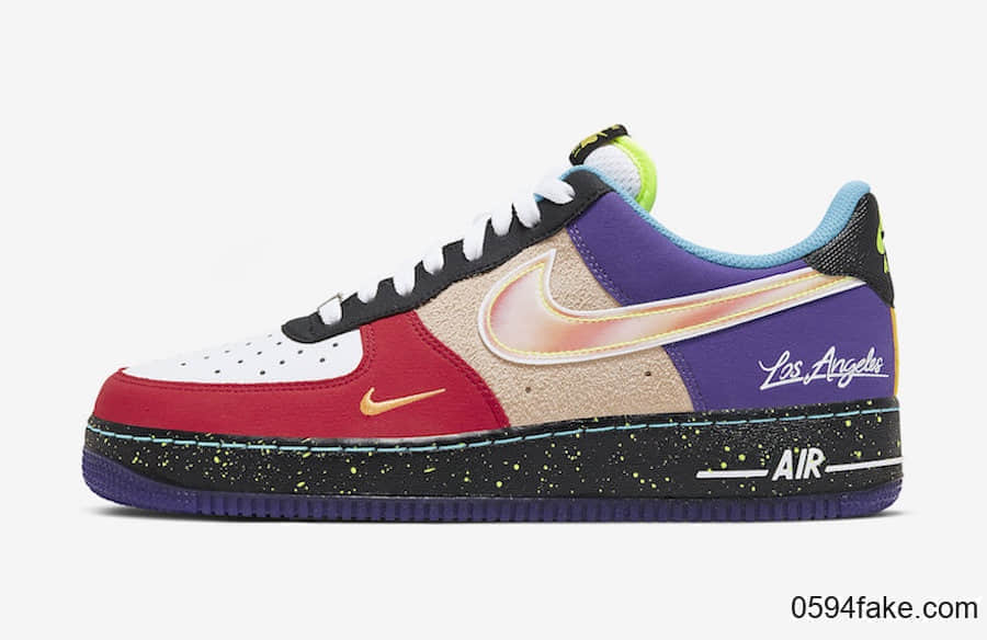 Nike Air Force 1 Low“ What The LA”将于10月1日发售! 货号:CT1117-100