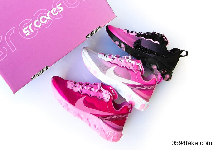 乳腺癌系列限定!Sneaker Room x Nike React Element 87系列明日发售!
