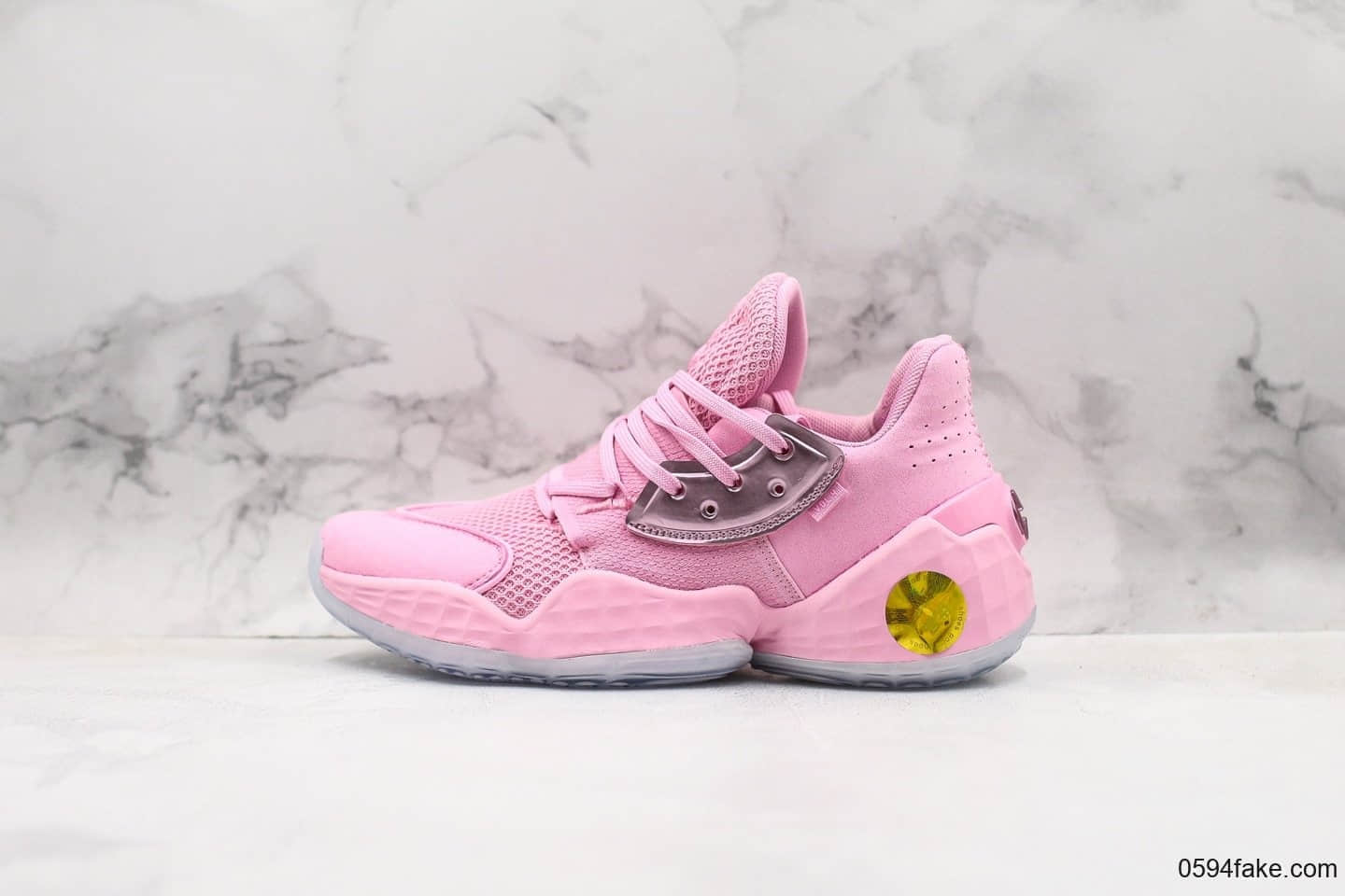 阿迪达斯Adidas Harden Vol.4.0哈登4代实战篮球鞋骚粉纯原原厂缓震大底支持实战