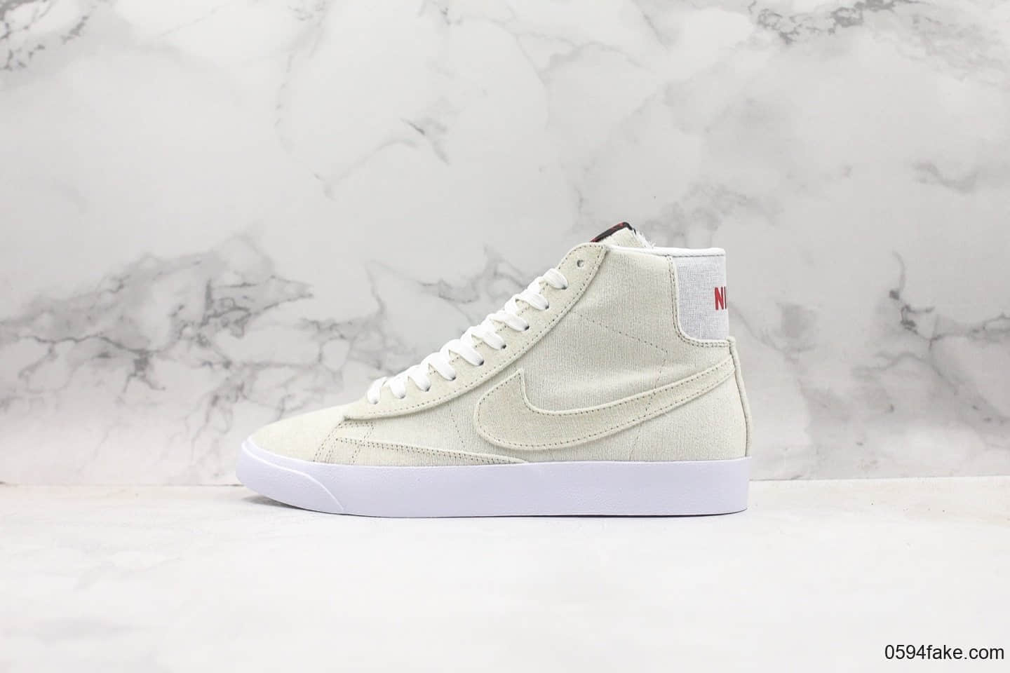 耐克Stranger Things x Nike Blazer Mid怪奇物语联名款米白色公司级带半码 货号:CJ6102-100