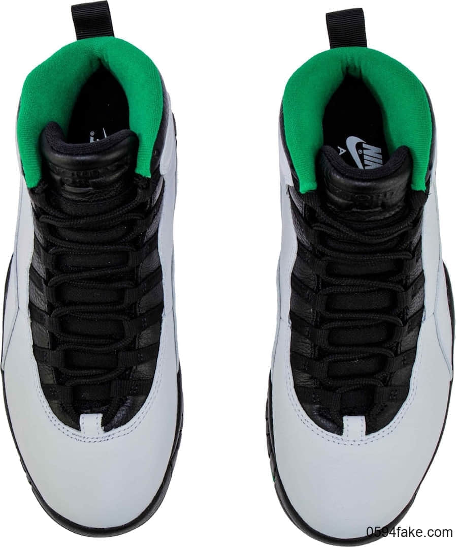阔别多年!城市系列西雅图配色回归!Air Jordan 10“ Seattle”将于10月19日发售! 货号:310805-137