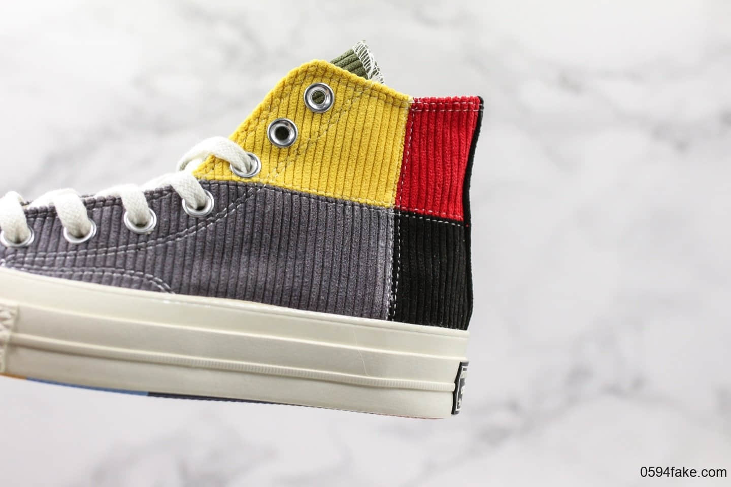 匡威offspring x Converse 1970s联名限定灯芯绒拼接色公司级真标硫化大底 货号:166531C