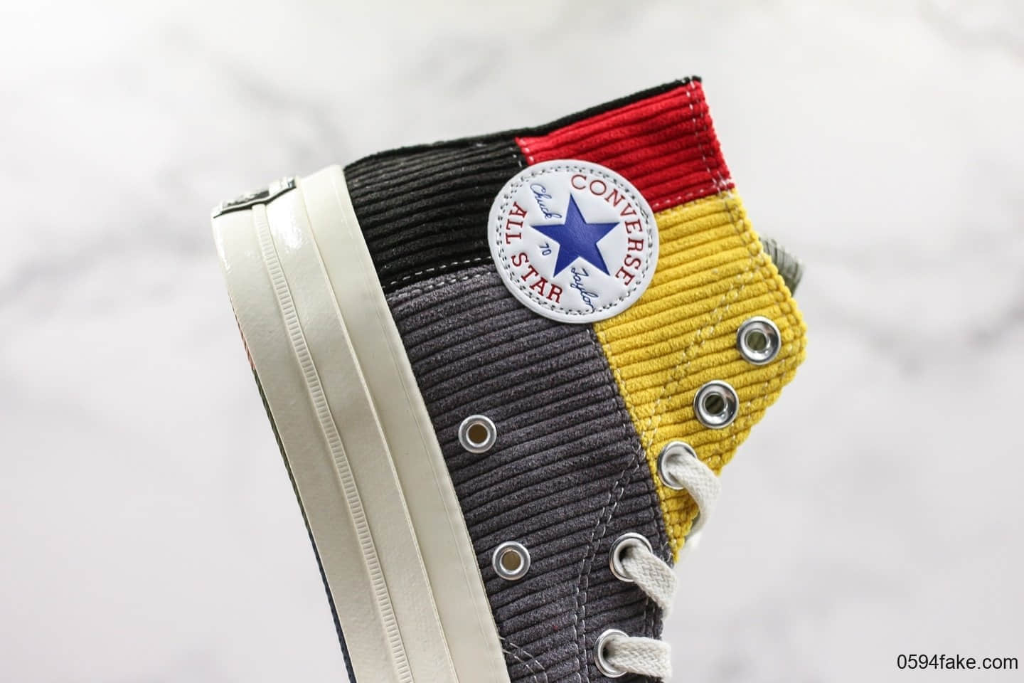 匡威offspring x Converse 1970s联名限定灯芯绒拼接色公司级真标硫化大底 货号:166531C