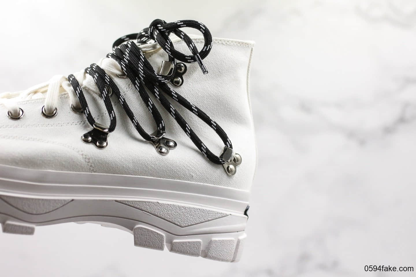 匡威Converse x Eastwood Danso联名款登山靴白色高奢小红书爆款户外鞋靴公司级