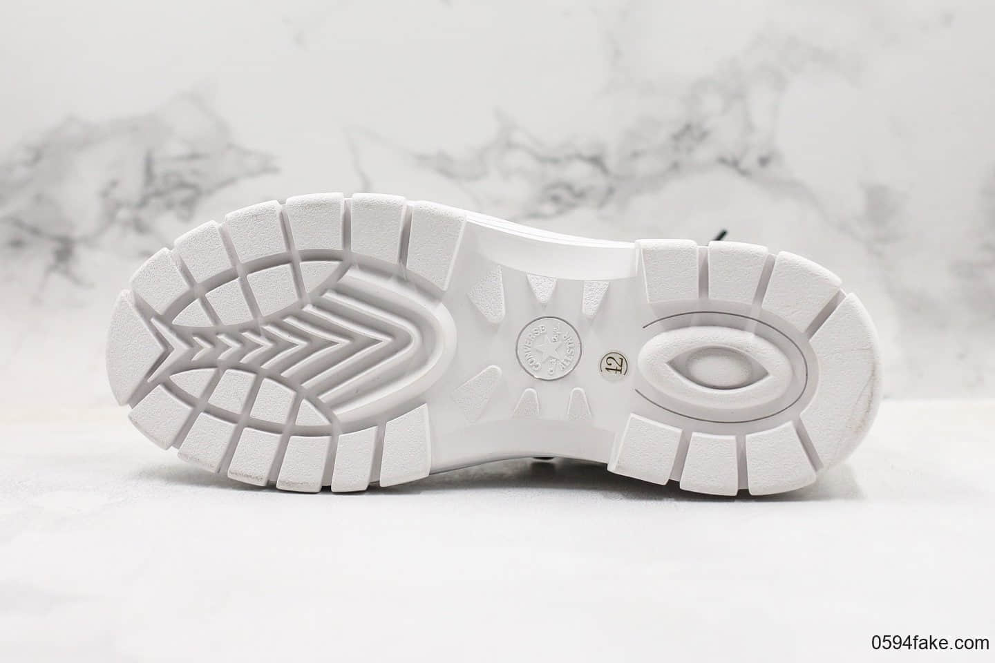 匡威Converse x Eastwood Danso联名款登山靴白色高奢小红书爆款户外鞋靴公司级