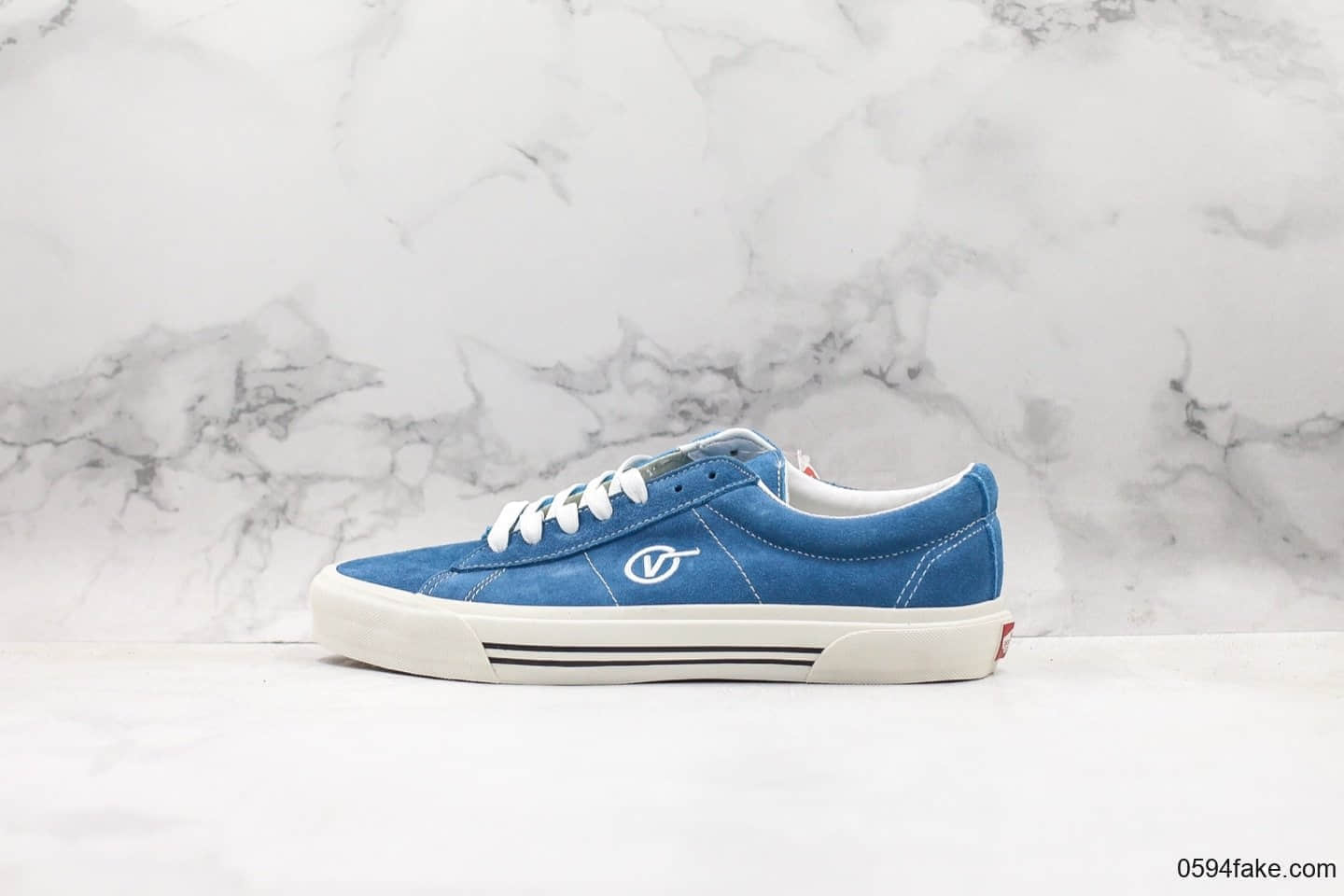 万斯Vans Sid DX安娜海姆系列低帮休闲板鞋蓝色翻毛皮公司级带半码原厂档案开发