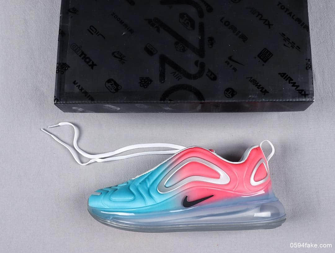 耐克Nike Air Max 720纯原版本天眼气垫原厂鞋面原厂小潘气垫大底区别市面先行错误版本 货号：AR9293-600