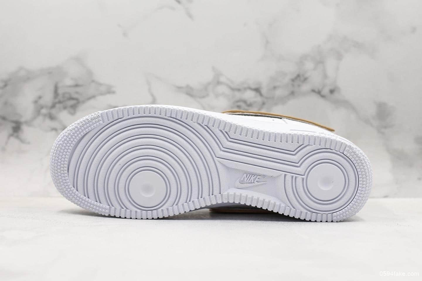 耐克Nike Air Force 1 07 LV8 3纯原版本换勾魔术贴空军一号全掌内置气垫原楦头原纸板打造外贸渠道 货号:CC2253-100