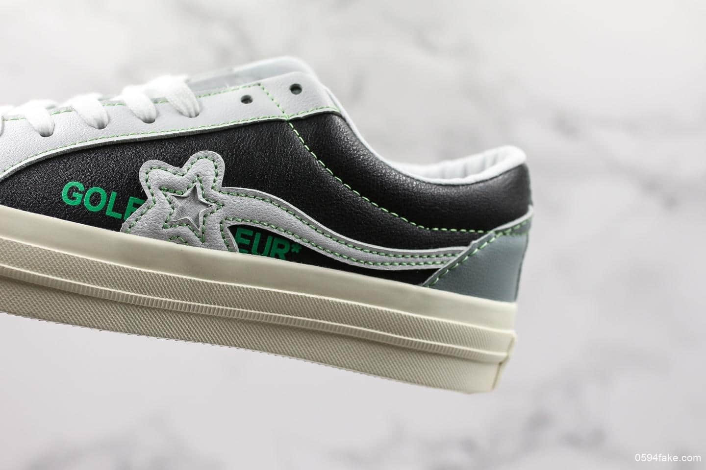 匡威Converse x Golflefleur真标硫化蓝底小花联名休闲情侣板鞋 货号:1640243C