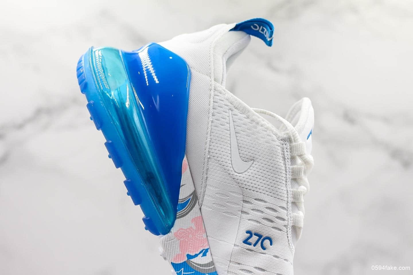 耐克Nike ‌Air Max 270夏威夷配色公司级版本原档案数开发客供真实小潘气垫原盒原标 货号：AH8050-012