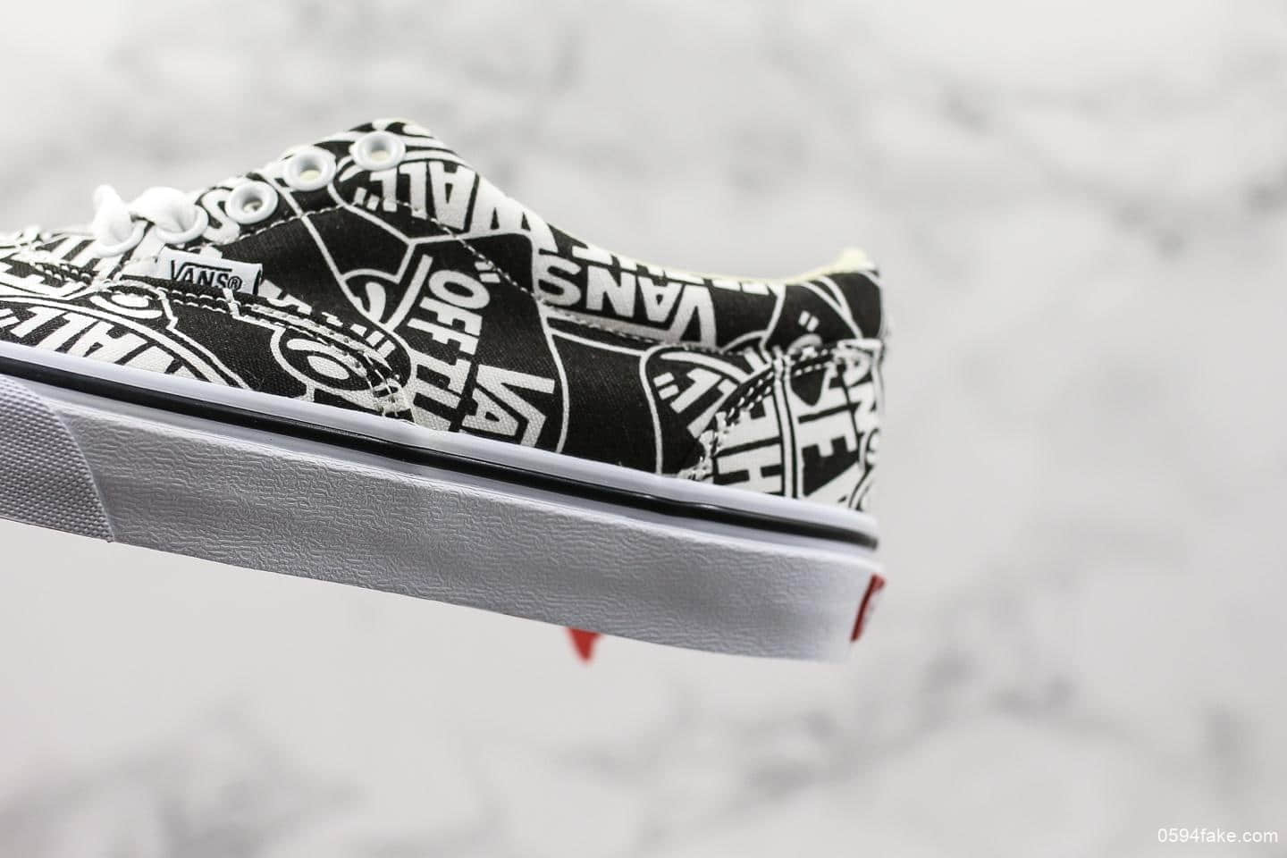 万斯Vans Authentic OTW Repeat字母印花真标硫化工艺原厂钢印完美鞋头包边 货号:VN0A38EMUKL