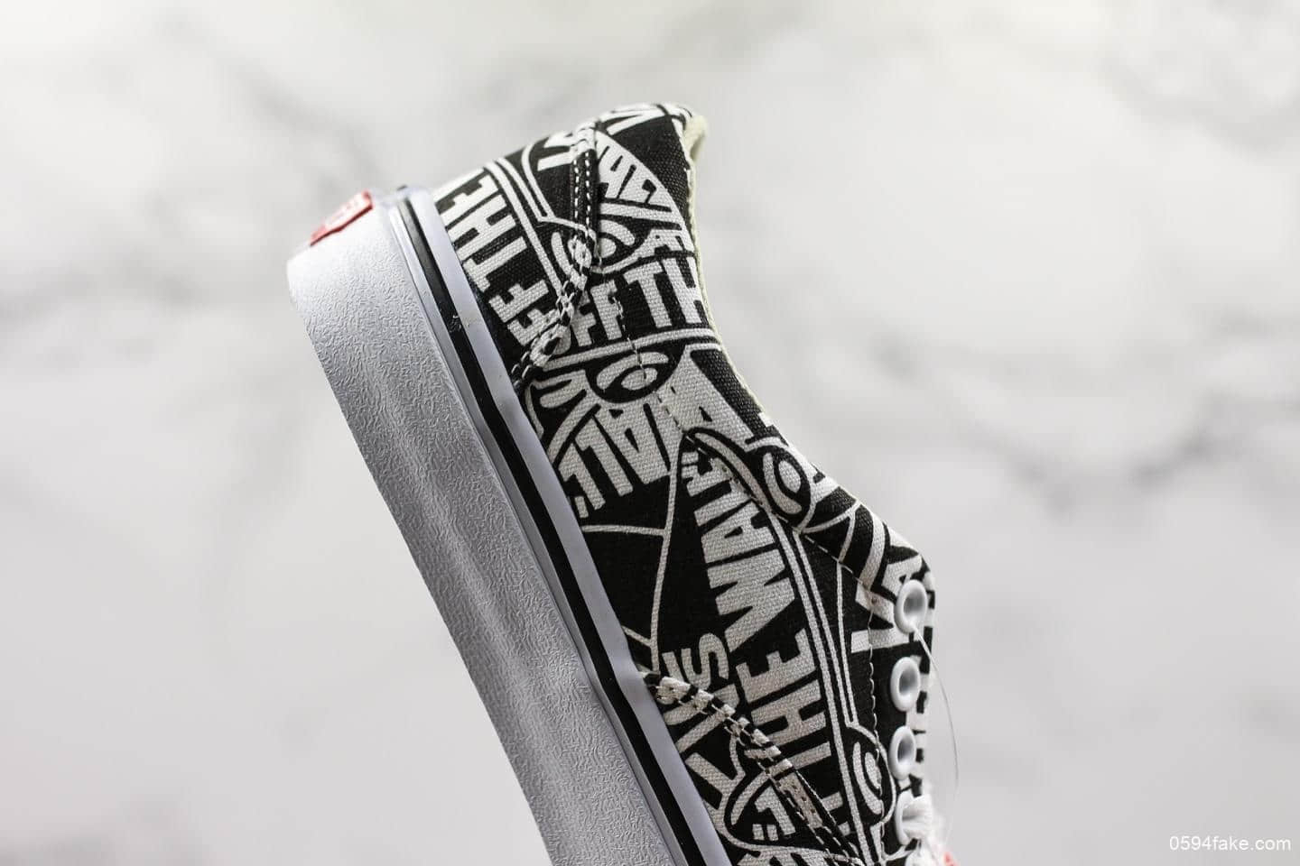 万斯Vans Authentic OTW Repeat字母印花真标硫化工艺原厂钢印完美鞋头包边 货号:VN0A38EMUKL