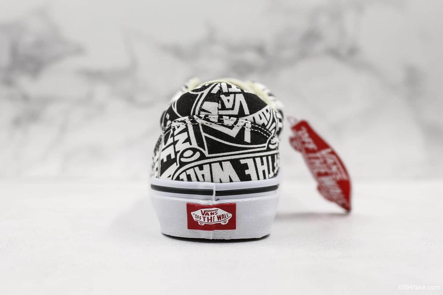 万斯Vans Authentic OTW Repeat字母印花真标硫化工艺原厂钢印完美鞋头包边 货号:VN0A38EMUKL