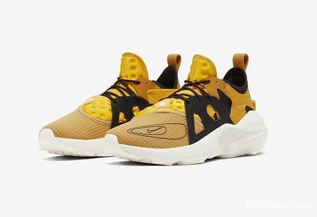 Nike Huarache Type全新配色曝光!姜黄+明黄的气质撞色!