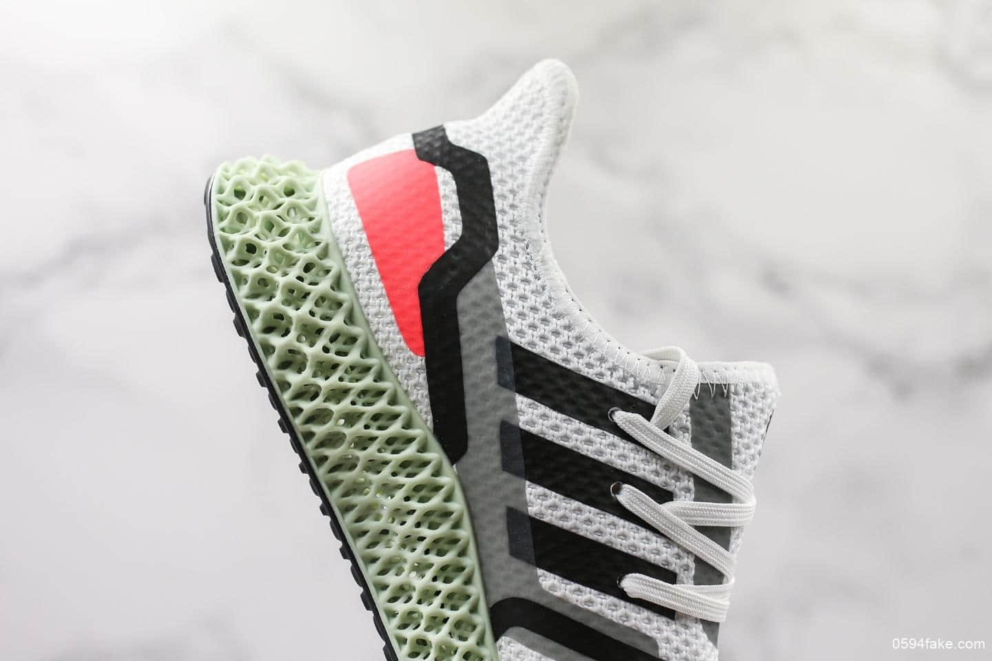 阿迪达斯Adidas Consortium ZX 4000纯原版本4D打印未来科技跑鞋 货号：EQ8801