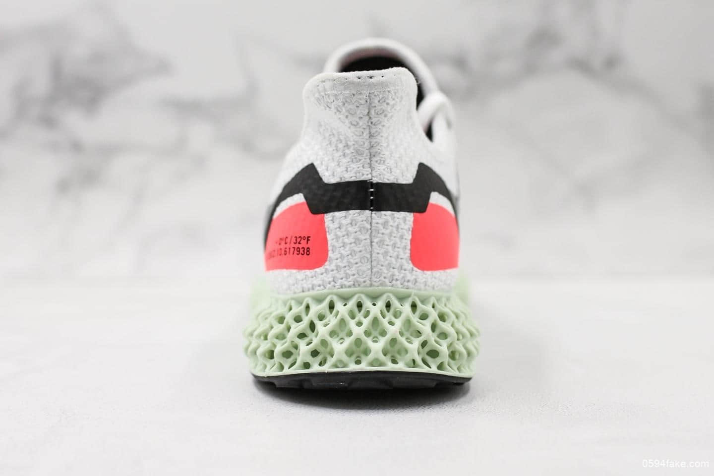 阿迪达斯Adidas Consortium ZX 4000纯原版本4D打印未来科技跑鞋 货号：EQ8801