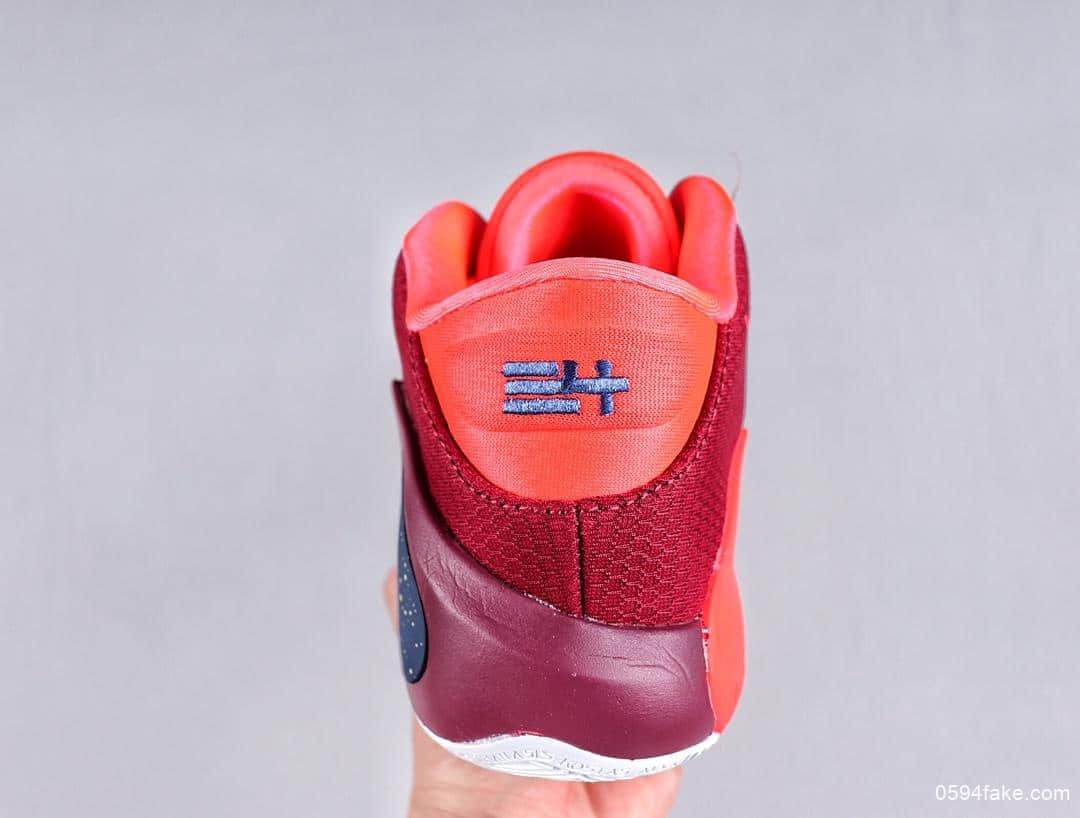 耐克Nike Zoom Freak 1 University Red一代字母哥签名双气垫低帮休闲运动篮球鞋酒红桔红黑黄大倒钩 货号:BQ5422-600