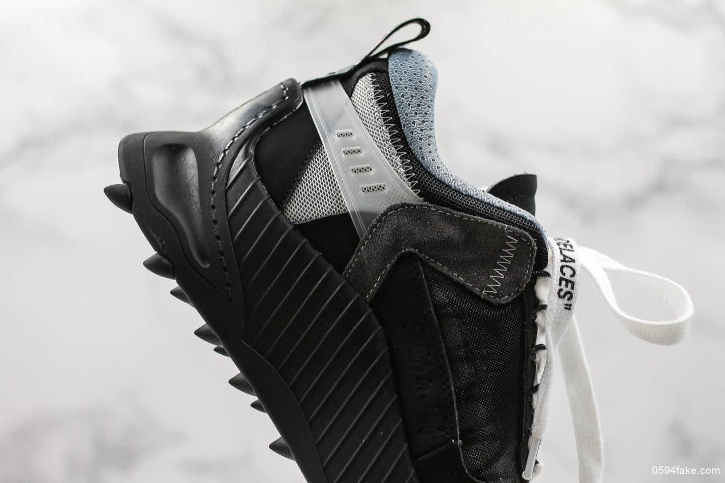 OFF-WHITE c/o ODSY-1000 Sneakers纯原版本复古登山鞋原版网眼布双拼牛皮所有配件均一比一定制高标准工艺透气网布海绵内里