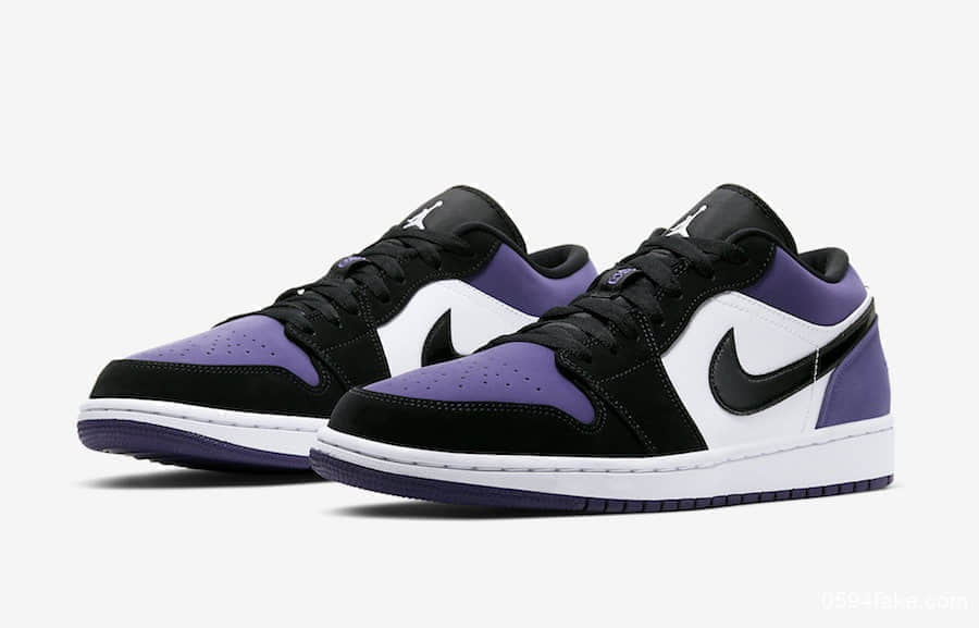 气质不俗!Air Jordan 1 Low“Court Purple”已于海外发售! 货号:553558-125